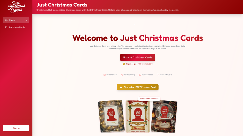 Just Christmas Cards