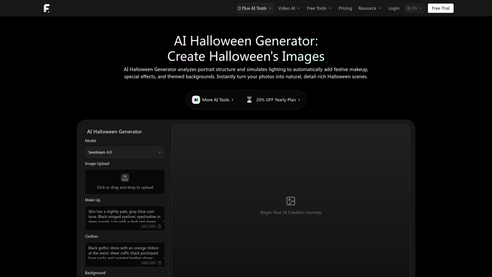 AI Halloween Generator