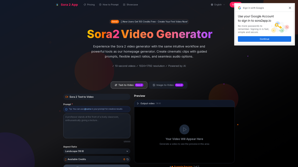 Sora 2 App