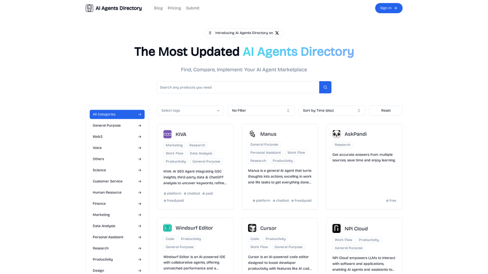 AI Agents Directory