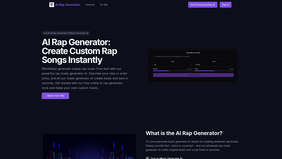 AI Rap Genetator
