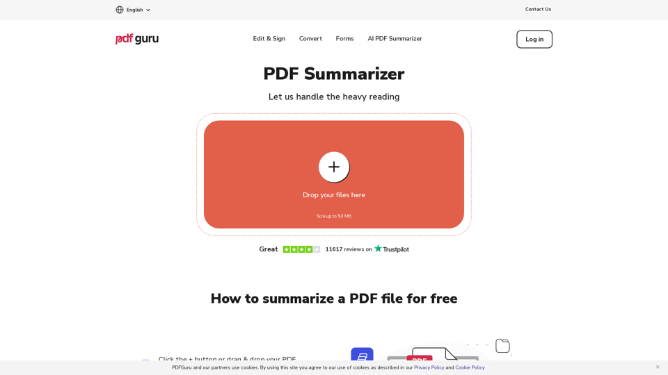 AI PDF Summarizer by PDF Guru