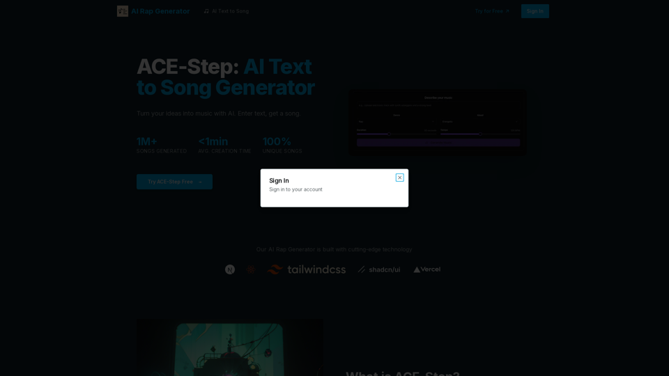 ace-step text to song