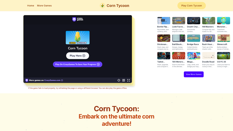 Corn Tycoon