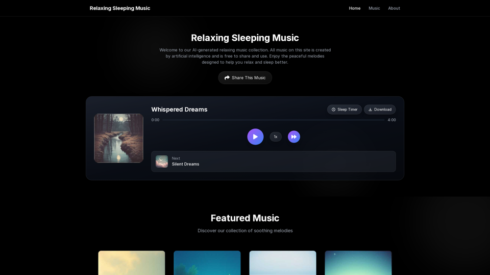 Relaxing Sleeping Music