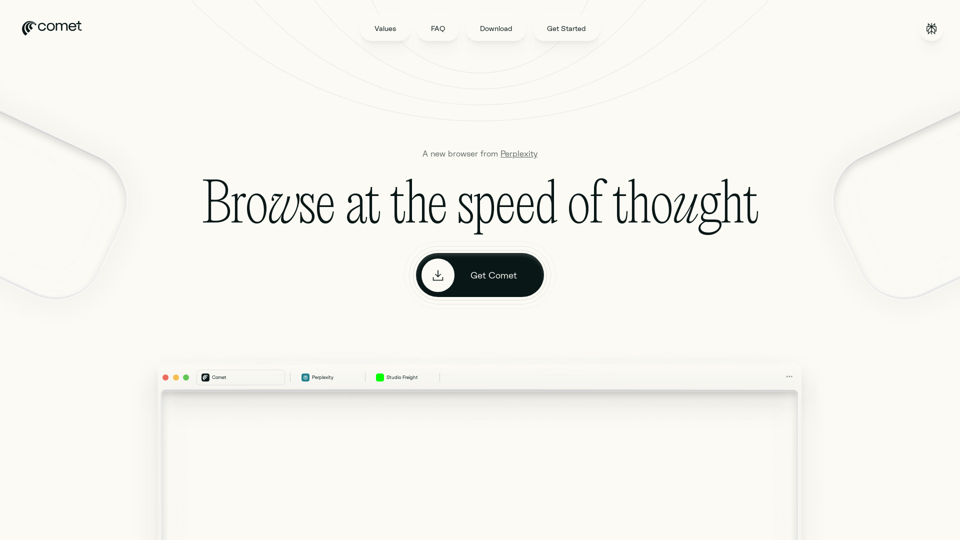 Perplexity Comet Browser 