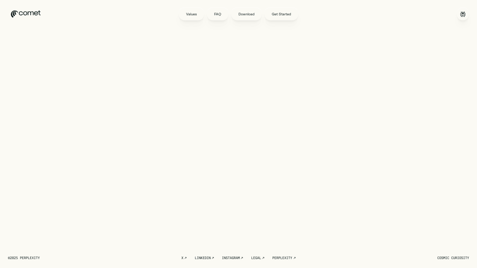 Perplexity Comet Browser 