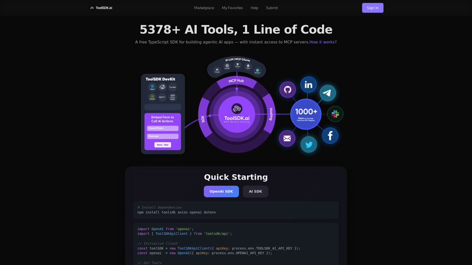 Tool SDK AI