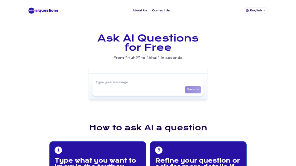 Ask AI Questions for Free