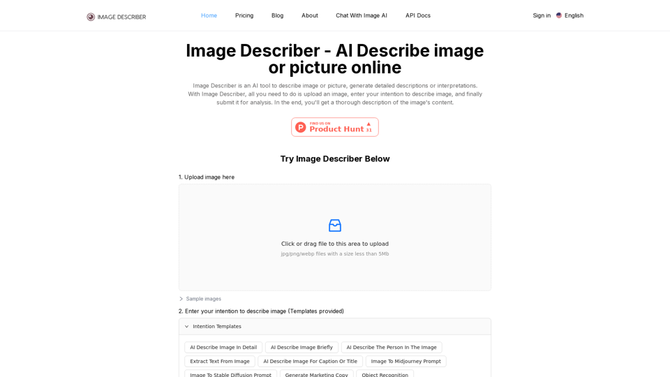 Image Describer