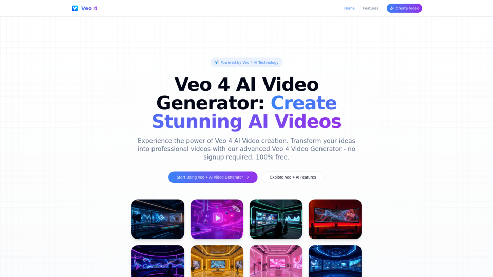 Veo 4 AI Video Generator