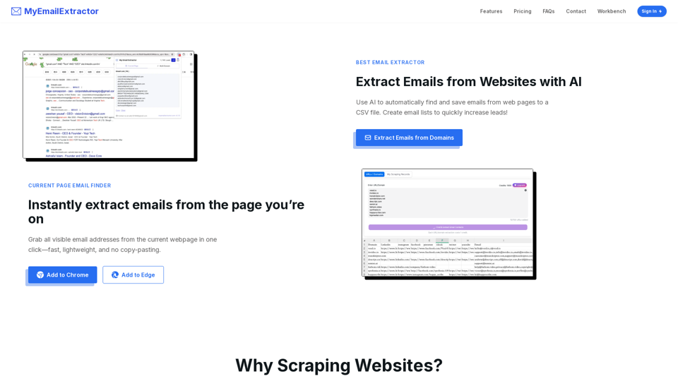 Free Email Extractor from Website - My Email Extractor | age...