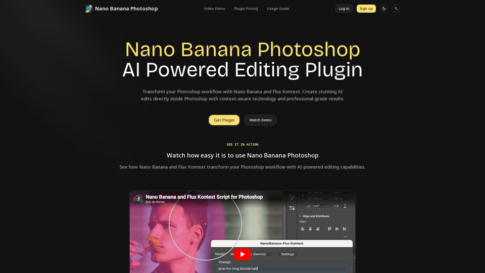 Nano Banana Photoshop Plugin